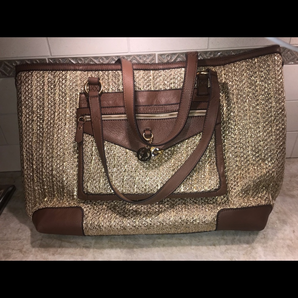 Juicy Couture Gold Beach Tote Bag